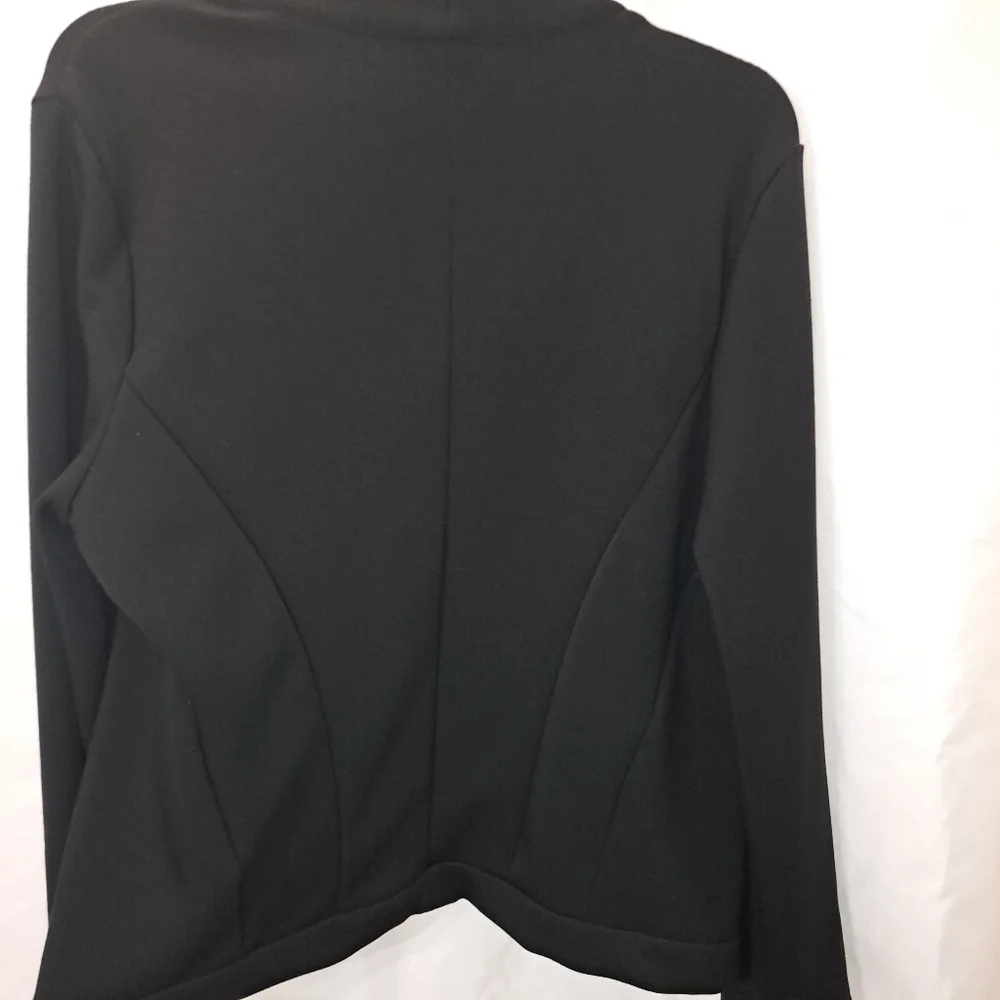 Carolina Belle Black Stretch Jacket Sz Large NWT - Picture 7 of 8